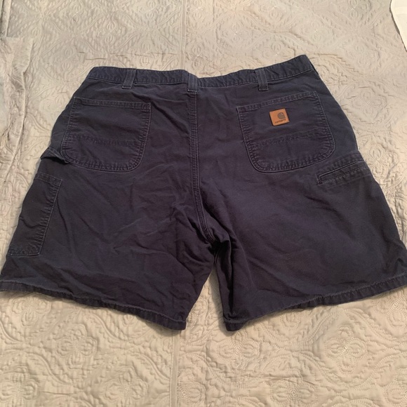 Carhartt Navy Cargo Shorts - Picture 2 of 3